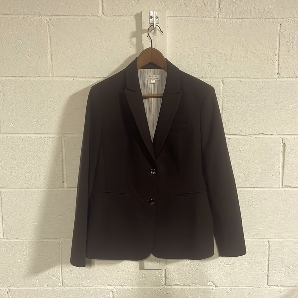 Tahari  Arthur S. Levine Brown Blazer Sz 10